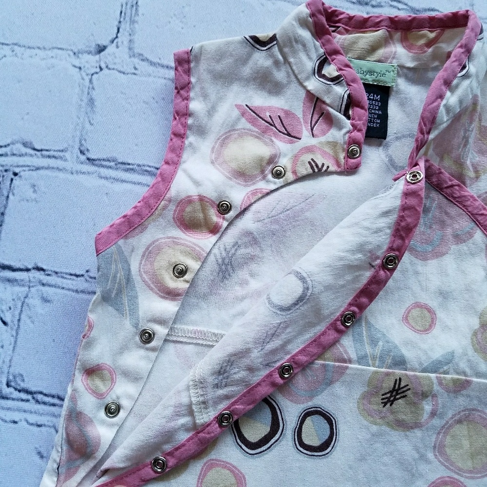 Babystyle Pink Dress Girls Sz 18-24mos - Picture 7 of 8
